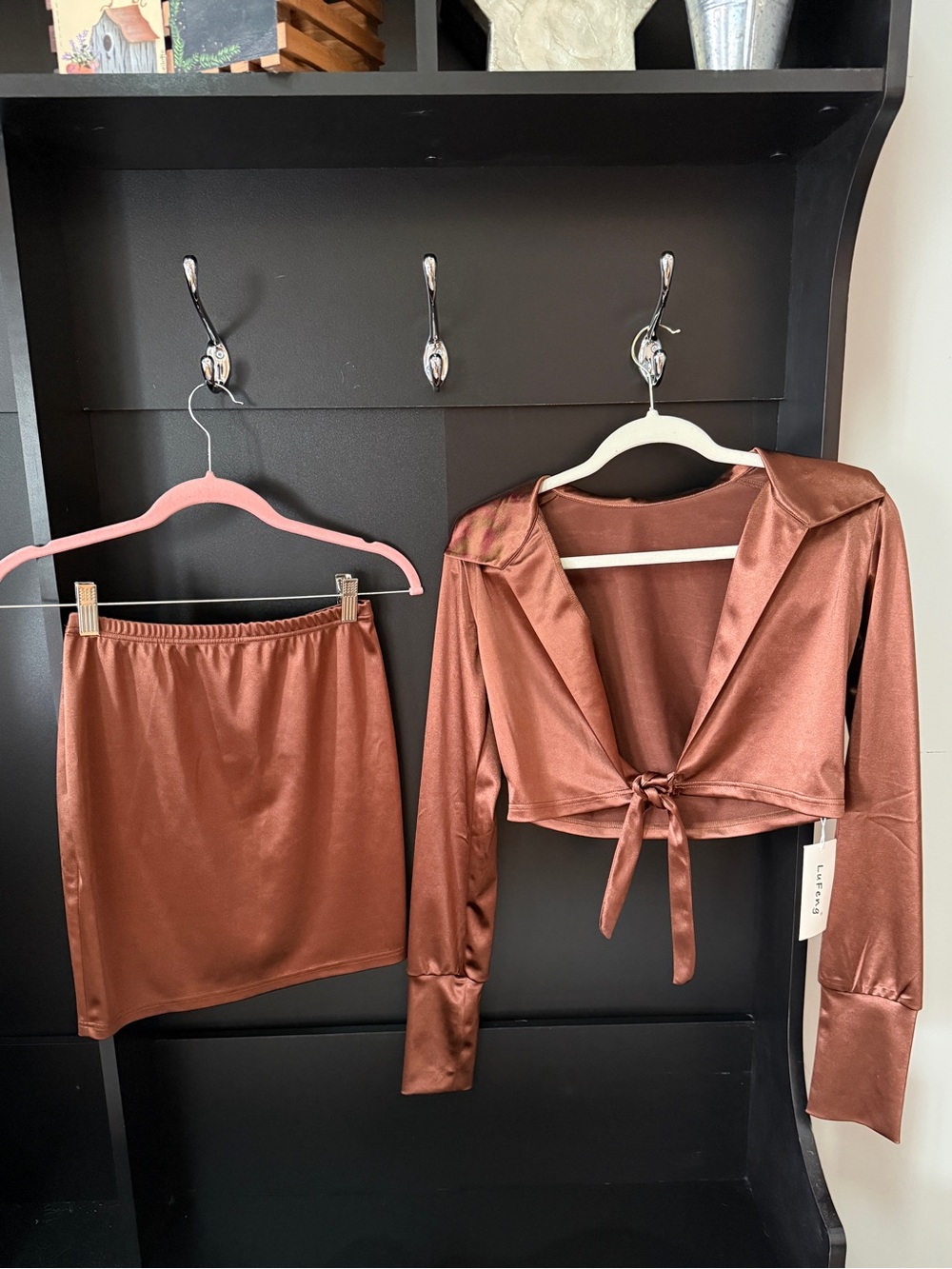 Satin Two Piece Set